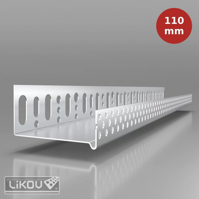Rail de départ aluminium ITE 110 mm avec goutte d'eau - 2,5ml LIK00009